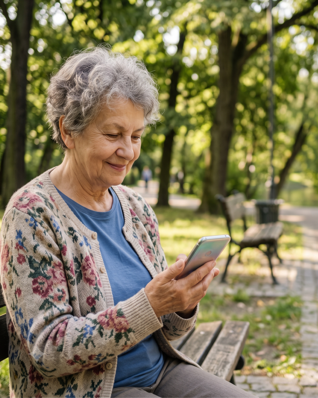A SafeMe Safety Assistant on a support call